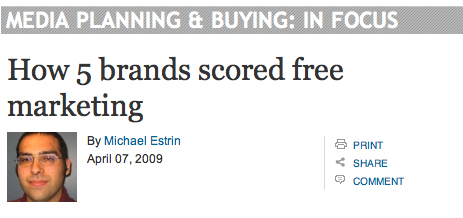 Media Planning and Buying In Focus … iMedia Connection Says: “Rassak Scores Free Branding For Client”