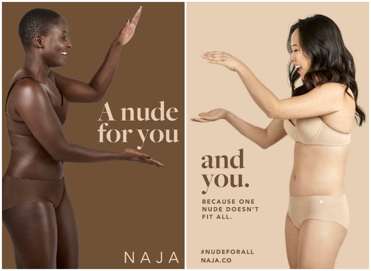 Naja #NudesForAll Campaign