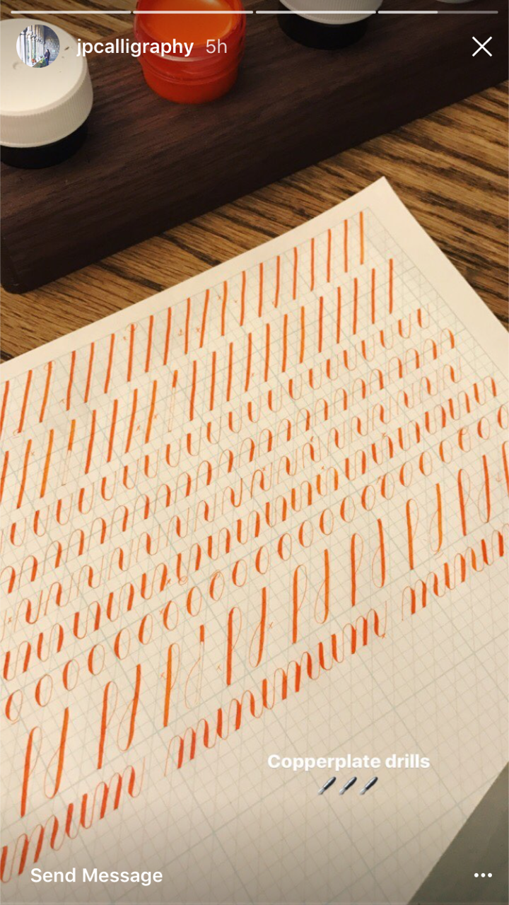Calligraphers give us a peek into their process BKW Partners